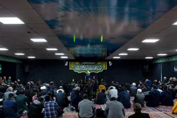 عزاداری فاطمیه در موسسه جوانان آستان قدس رضوی