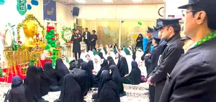 تداوم سنت حسنه؛ توزیع کاپشن‌های متبرک آستان قدس به دانش‌آموزان در حرم مطهر