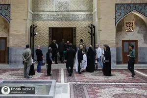 دیدار عوامل فیلم صیاد با تولیت آستان قدس رضوی