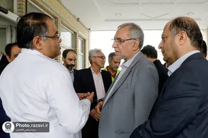 بازدید وزیر بهداشت از خدمات درمانی دارالشفا در ایام نوروز