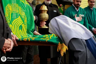 توزیع صبحانه روز ولادت آقا امیرالمؤمنین (ع) در مشهد