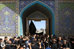 عزاداری تاسوعای حسینی در حرم مطهر رضوی