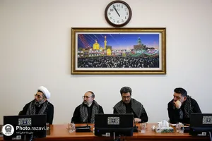 دیدار اعضای شورای حوزه مقاومت بسیج شهید سلیمانی با قائم مقام تولیت آستان قدس رضوی