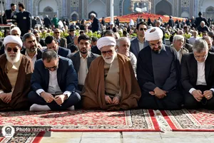 اقامه نماز عید سعید فطر در حرم مطهر رضوی-2