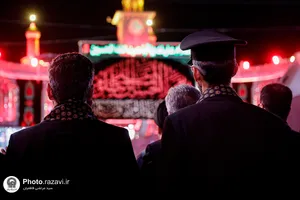 عزاداری کاروان سفیران امام رئوف علیه&zwnj;السلام در بین&zwnj;الحرمین