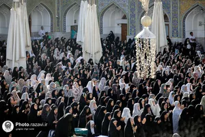 اقامه نماز عید سعید قربان در حرم مطهر رضوی-١