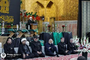 آیین اذن عزای ماه محرم در حرم مطهر رضوی-2
