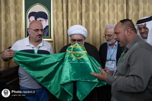 دیدار موکب&zwnj;داران سامرا با تولیت آستان قدس رضوی