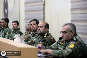 حضور تولیت آستان قدس رضوی در جمع فرماندهان آجا شمال شرق کشور