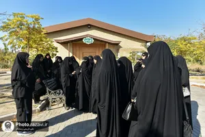 بازدید خدام حرم مطهر رضوی از باغ اردوگاه خاتون و موسسه تربیت بدنی