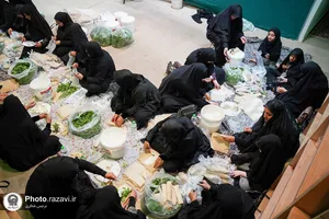 سفره حضرت رقیه سلام الله علیها در مشهد-1