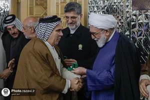 دیدار تولیت آستان قدس رضوی با شیوخ عشایر عراق