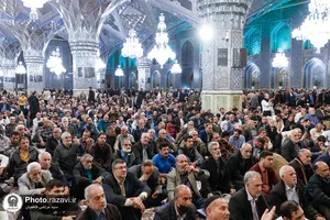 مراسم شب ولادت حضرت زینب(س) در حرم مطهر رضوی