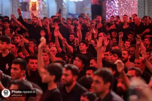 روضه&zwnj;خوانی مهدی رسولی در حرم مطهر رضوی