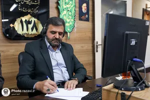 حضور مدیر مرکز خادمیاری و کانون های خدمت رضوی در سامانه 138