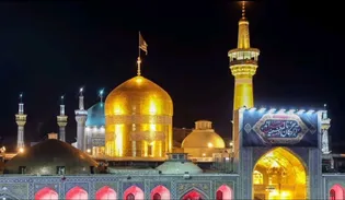 بدرقه زائران امام رضا (ع) توسط خادم‌یاران رضوی سیرجان + فیلم