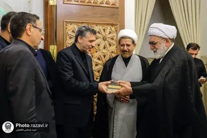 دیدار اعضای شورای قضایی استان با تولیت آستان قدس رضوی