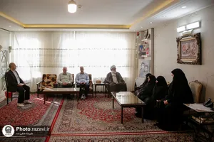 دیدار تولیت آستان قدس رضوی با خانواده شهدا