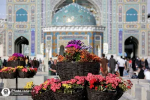 استقبال از بهار در حرم مطهر رضوی
