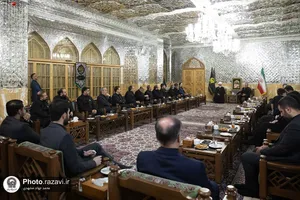 دیدار رئیس جمهور با تولیت آستان قدس رضوی