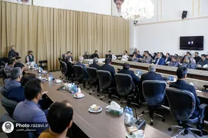 نشست موکب&zwnj;داران دهه آخر صفر در حرم مطهر رضوی