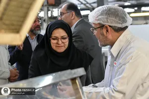 بازدید رئیس سازمان ملی استاندارد از شرکت صنایع غذایی رضوی