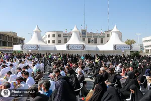 مراسم استقبال از کاروان پیاده مشهد تا کربلا