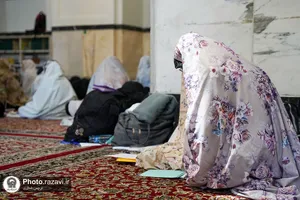 اعتکاف دخترانه دانش آموزان دبیرستان&zwnj;های امام رضا علیه&zwnj;السلام-2