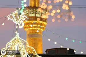 حال و هوای حرم مطهر رضوی در شب ولادت امام حسین(علیه&zwnj;السلام)