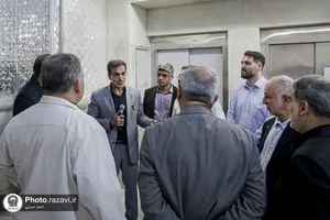 بازدید جمعی از نمایندگان مجلس شورای اسلامی از فعالیت&zwnj;های عمرانی حرم مطهر رضوی