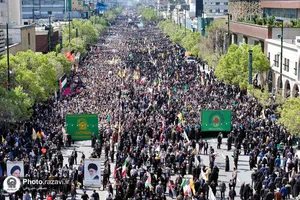 راهپیمائی روز جهانی قدس در مشهد-١