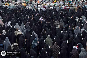 تشرف کاروان پیاده قافله عشق و انتظار استان البرز به حرم مطهر رضوی