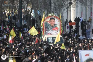 تشییع پیکر شهید حجت الاسلام سیدداوود بی&zwnj;طرف در مشهد