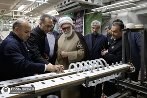 بازدید تولیت آستان قدس رضوی از اداره روشنایی حرم مطهر