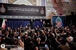 مراسم عزاداری دهه آخر ماه صفر در رواق امام خمینی (ره) حرم مطهر رضوی