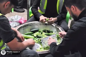 مواکب خدمت رسان به زائران بارگاه منور رضوی-2