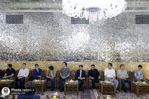 دیدار رتبه&zwnj;های برتر کنکور، نخبگان و مدال&zwnj;آوران المپیادهای علمی با تولیت آستان قدس رضوی
