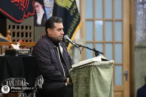 اجتماع عزاداران آذری زبان در رواق امام خمینی (ره)