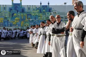 هیئت عزاداران خراسان جنوبی در حسینیه حرم