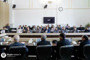 نشست موکب&zwnj;داران دهه آخر صفر در حرم مطهر رضوی