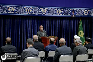 دیدار جمعی از آزادگان هشت سال دفاع مقدس با تولیت آستان قدس رضوی 
