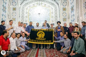 تشرف تیم کوهنوردی استان خراسان رضوی به حرم امام رضا علیه&zwnj;السلام