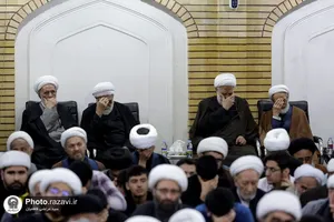 مراسم بزرگداشت شهدای سانحه هوایی رئیس جمهور و هیئت همراه در مشهد