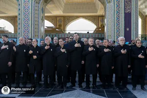 عزاداری هیئت عالم آل محمد در روز شهادت امام سجاد علیه السلام