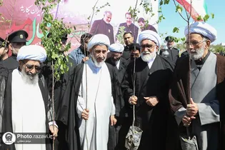 حجت الاسلام والمسلمین نظافت به پویش ملی نهال امید پیوست