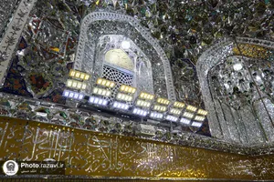 اصلاح نورپردازی روضه منور رضوی