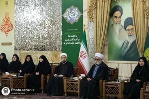 دیدار جمعی از بانوان نخبه رشته&zwnj;های پزشکی و دانشگاهی با تولیت آستان قدس رضوی