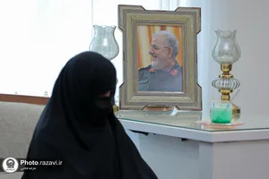 دیدار تولیت آستان قدس رضوی با خانواده شهدای جنگ رمضان-1