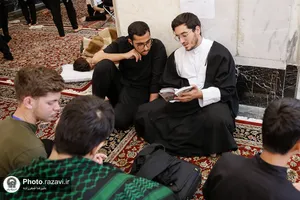 اعتکاف دانش &zwnj;آموزان مدارس امام رضا علیه&zwnj;السلام-٢