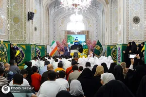 جشن تکلیف نوجوانان سوریه&zwnj;ای در حرم مطهر رضوی